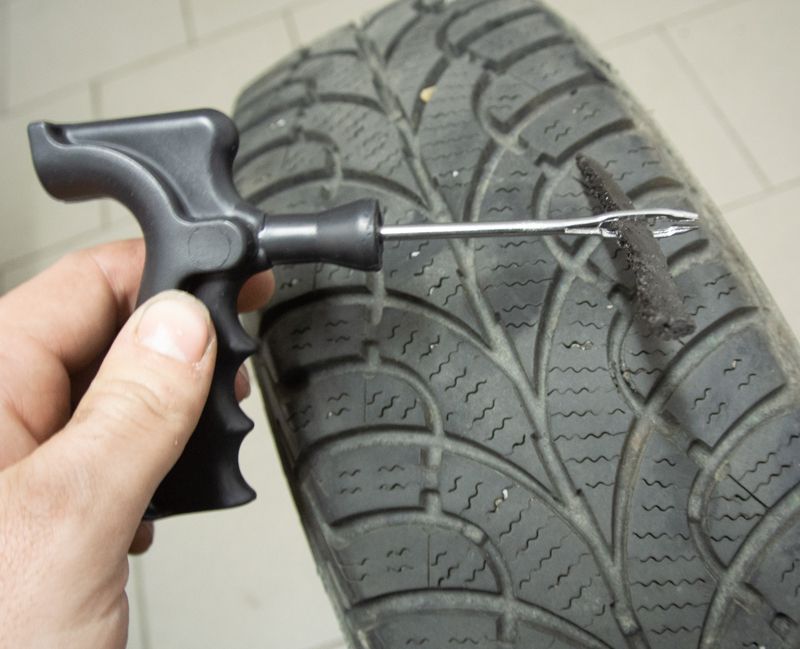 Knoty na opravu pneumatik
